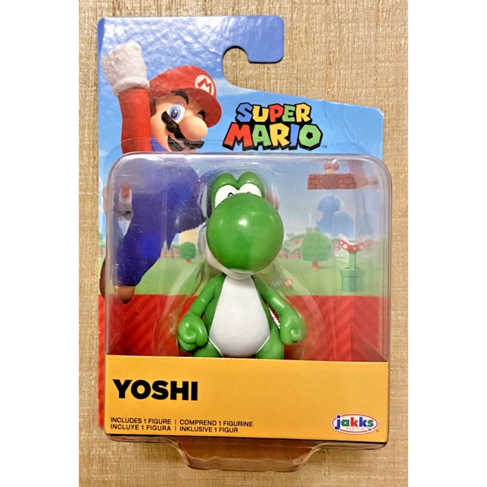 GREEN YOSHI Super Mario Jakks‎ Pacific 2.5" Figure
